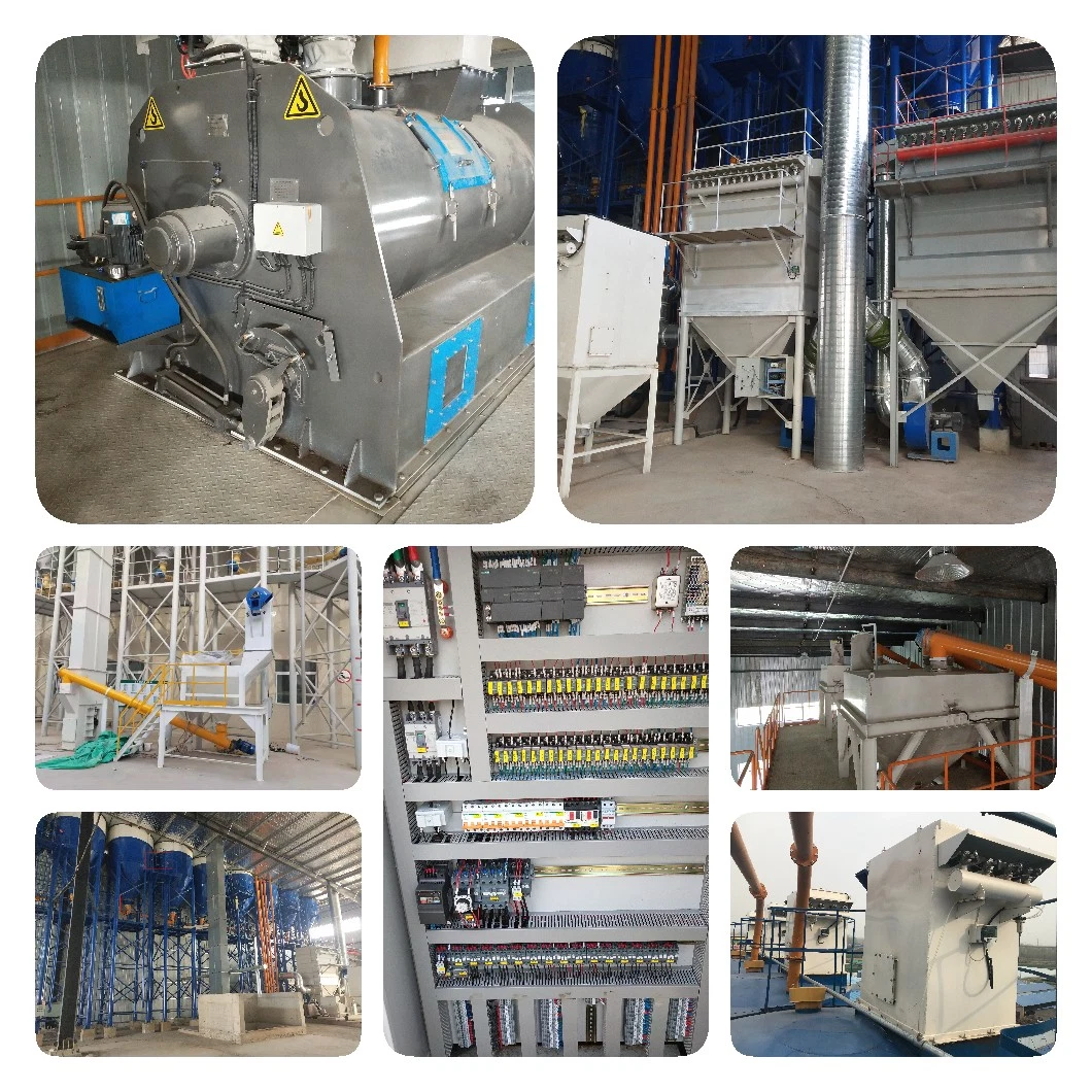 Batch-Type Single Shaft High-Speed Eirich Siemens Motor Automatic Bomb Bay Discharge Dry Powder Mix Machine Cement Sand Concrete Mixed Mortar Mixer