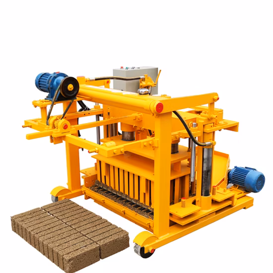 モバイルブロックマシン中空ブロック製造機Qt40